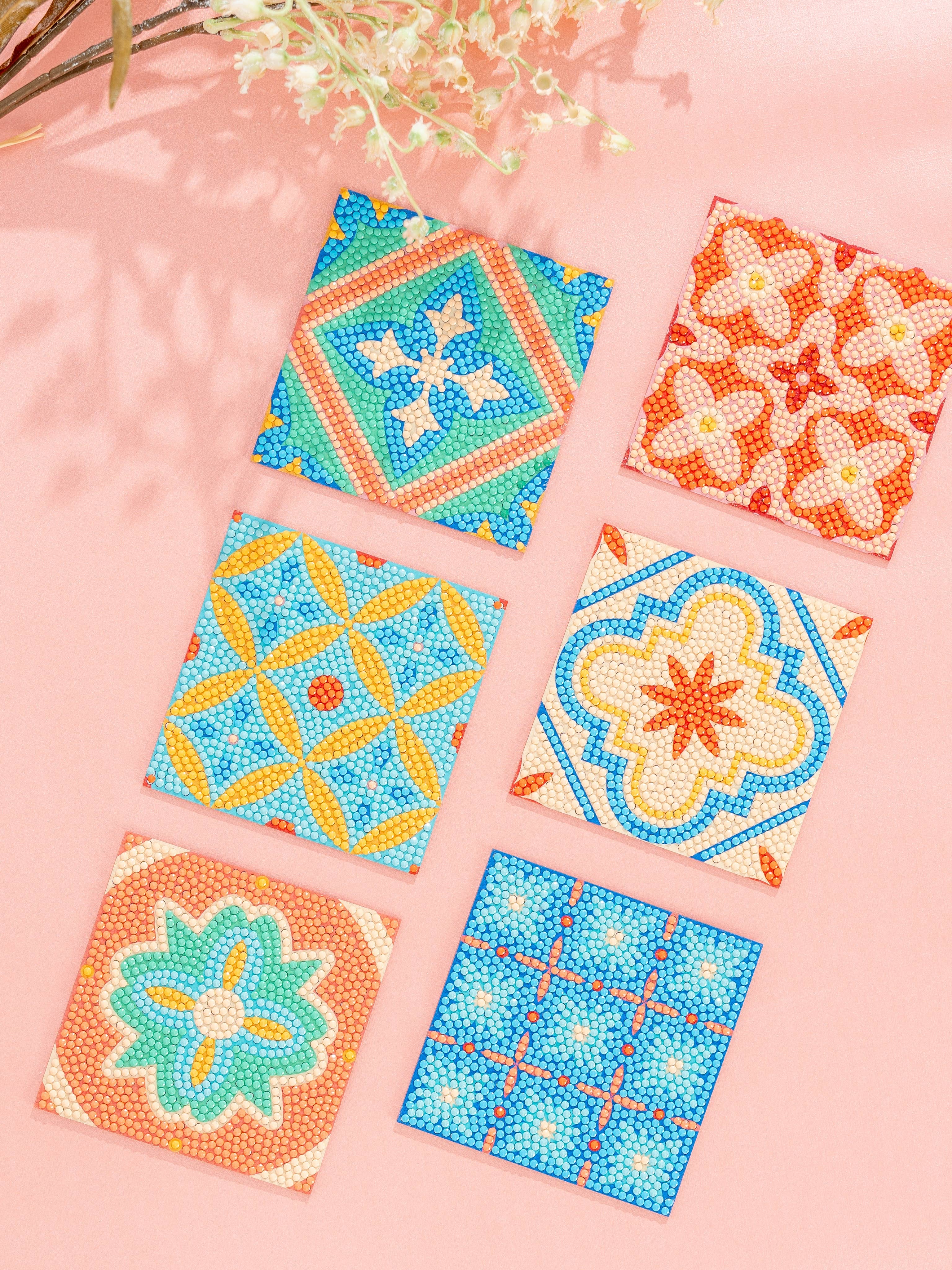 House of Party - Wholesale Coasters - PixelPop™ Diamond Art Acrylic Coaster Kit — Tiles of Grenada1