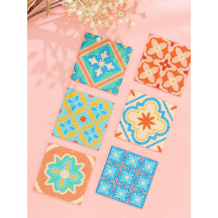 House of Party - Wholesale Coasters - PixelPop™ Diamond Art Acrylic Coaster Kit — Tiles of Grenada1