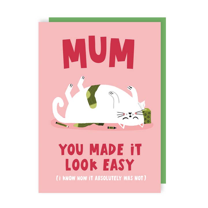 You Made It Look Easy Mother' Day Card for wholesale by Lucy Maggie Designs