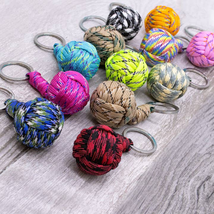 Natalia - Vente Porte-clés – unisexe - Porte-clés en paracorde - Lot de 122