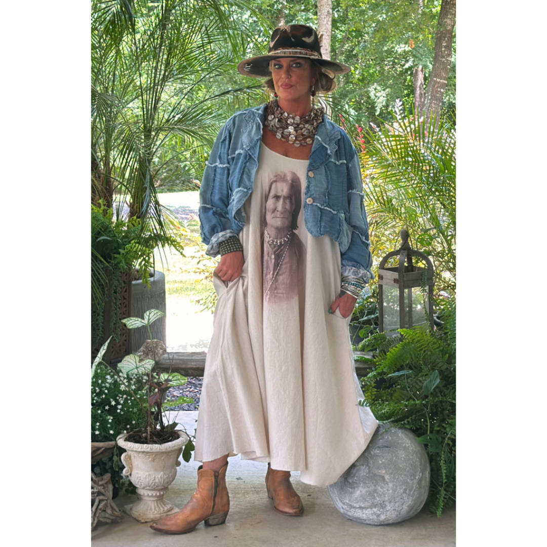 Jaded Gypsy - Wholesale Jacket - Women's - Patchwork Skies Crop Jacket0