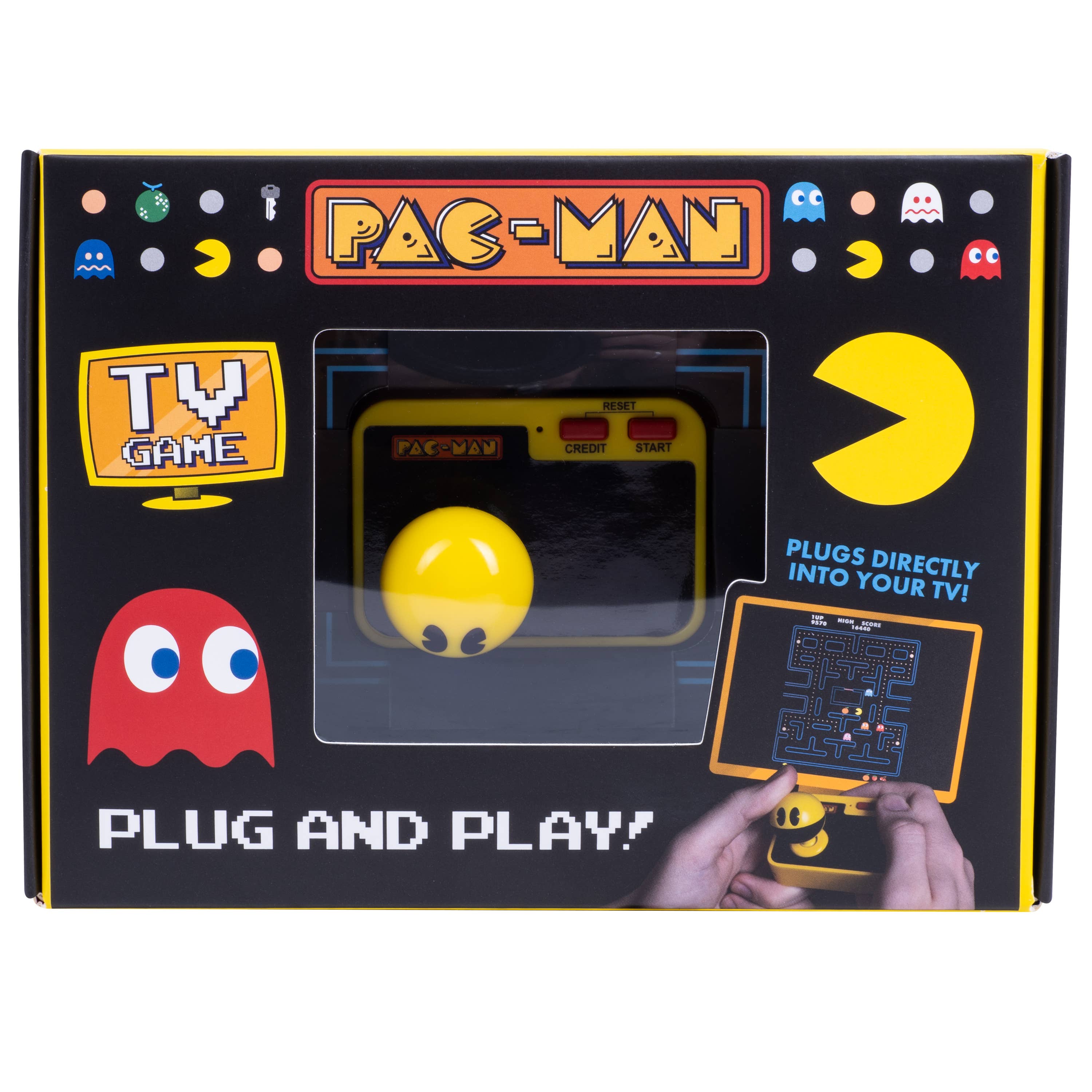 Fizz Creations Inc - Wholesale Electronic Toy - Kids & Baby - PAC-MAN Plug & Play HDMI Wireless Retro Arcade Game1