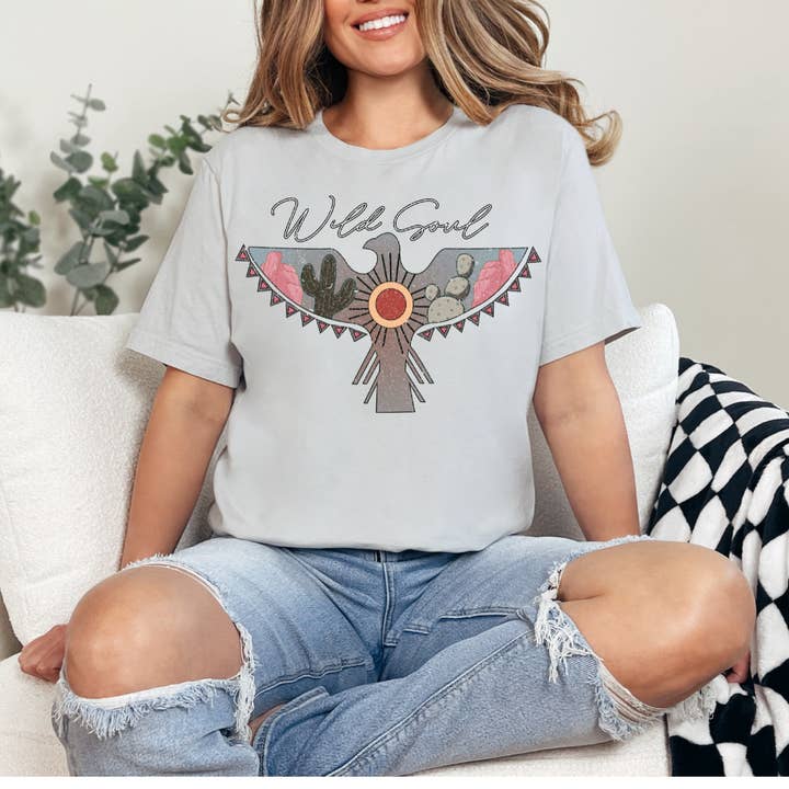 Wild Soul Tee for wholesale by Grafted Branch Co.