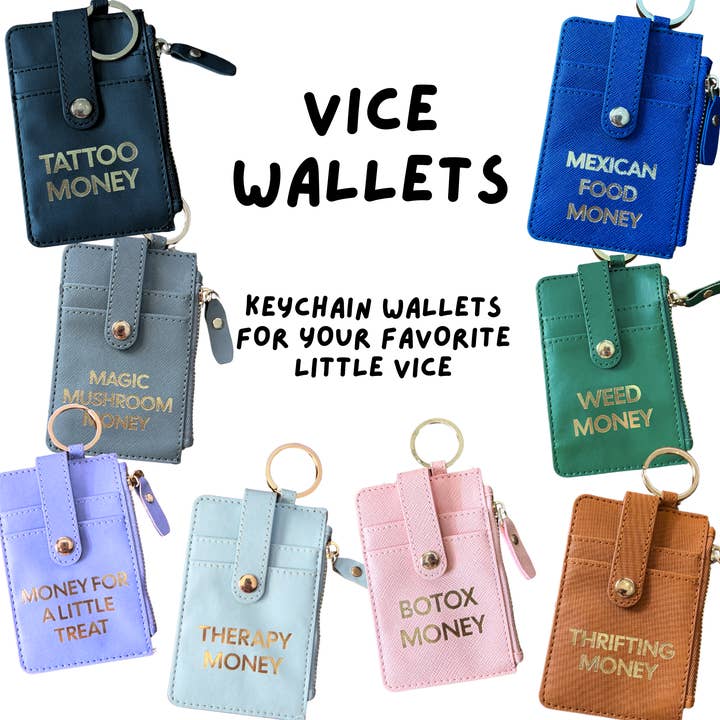 FUN CLUB - Vente Porte-clés – unisexe - Magic Mushroom Money- Vice Wallet (portefeuille porte-clés, amusant)