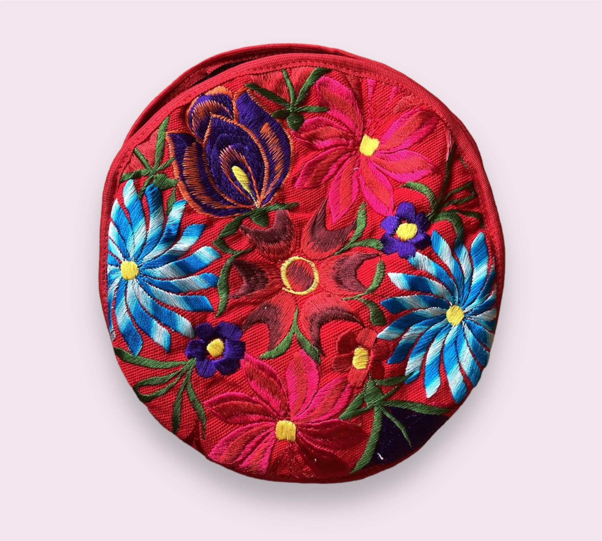 Pura Vida - Wholesale Keukengereedschap/gadget - Geborduurde tortillawarmer | Mexicaanse kleurrijke bloemen2