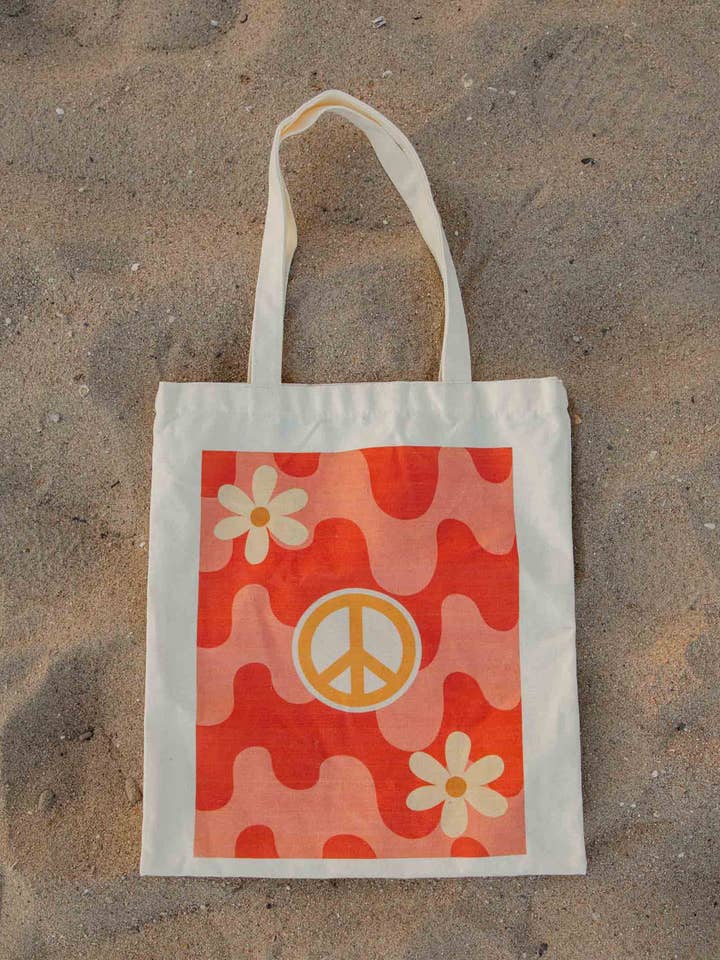 Peaceful Petals Canvastavla för wholesale av Eco Hippie Co.