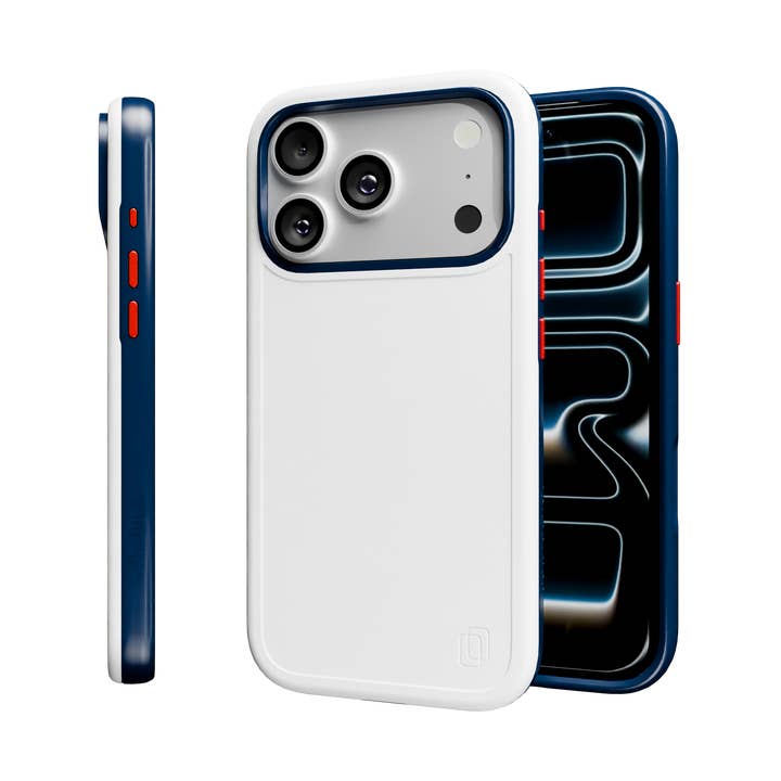 Custodia MagSafe® ammortizzante per Apple iPhone 17 Pro in rosso, bianco e blu | Serie Fortitude per la vendita all'ingrosso da parte di cellhelmet