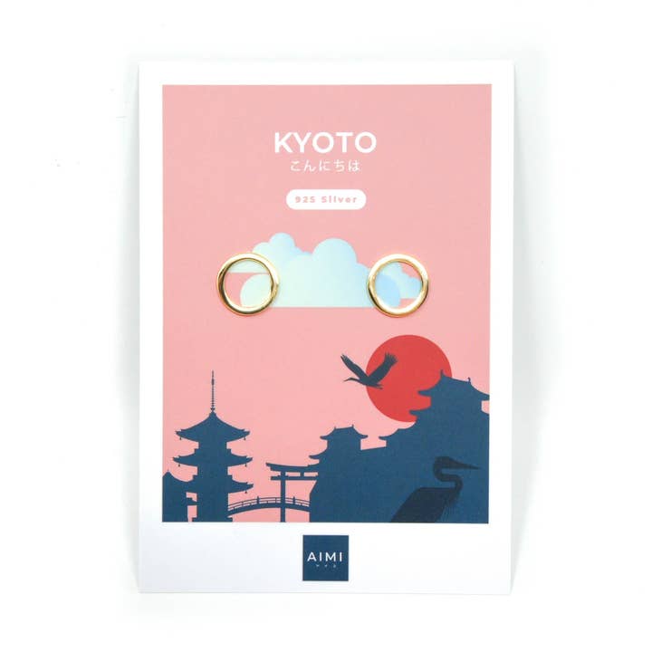 LITTLE JEWELLERY STORIES - Wholesale Stud/Post Earrings - KYOTO earrings | stainless steel gold silver jewelry1