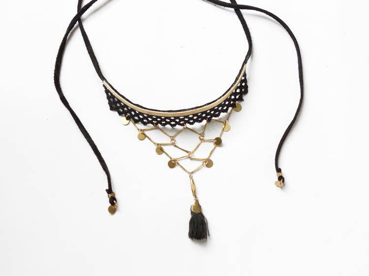 This Ilk - Wholesale Choker/Collar - Crisscross Choker Necklace3