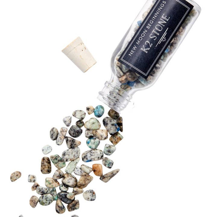 New Moon Beginnings - Wholesale Spiritual Stone/Crystal - Natural Gemstone Chips in a Bottle -70 stone types available35