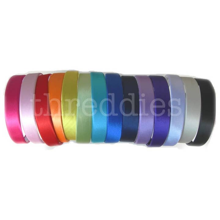 Threddies – wholesale Fashion headband – women's – Wide Satin Headbands13