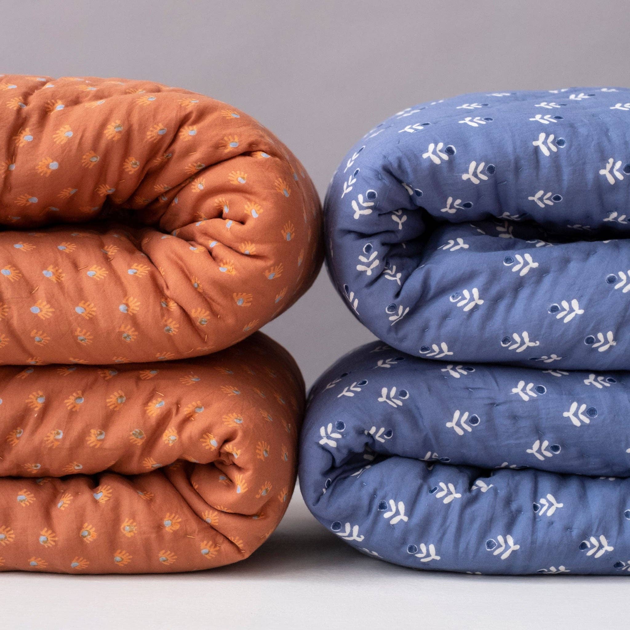 Graymarket Design - Vendita all'ingrosso Trapunta - Bambini e neonati - Tulipano Blu Piccolo Quilt3