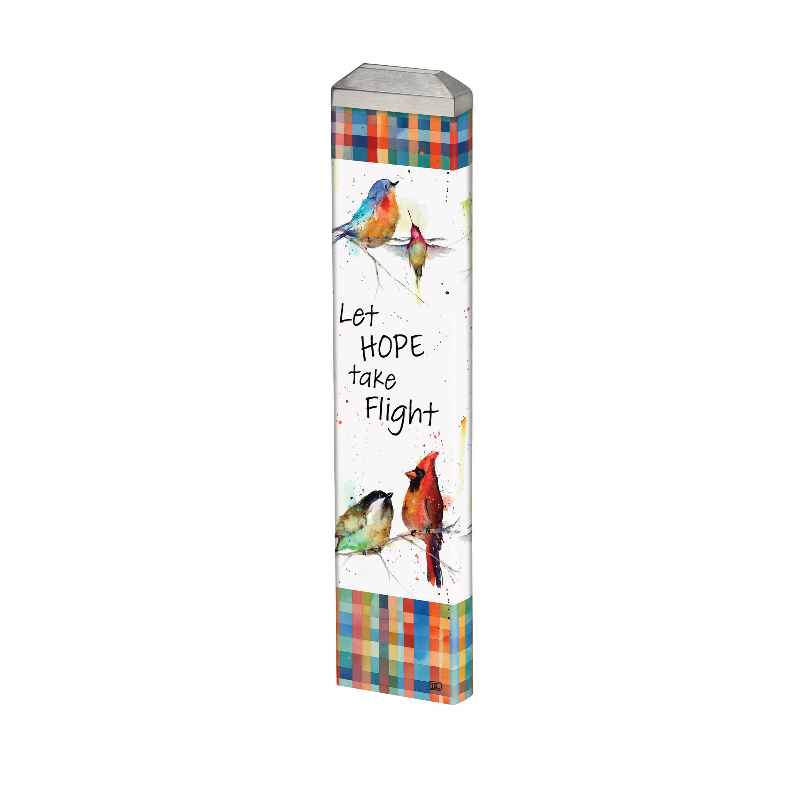 Studio M - Wholesale Garden/Lawn Stake - Birdy Birds on a Wire 13" Mini Art Pole1