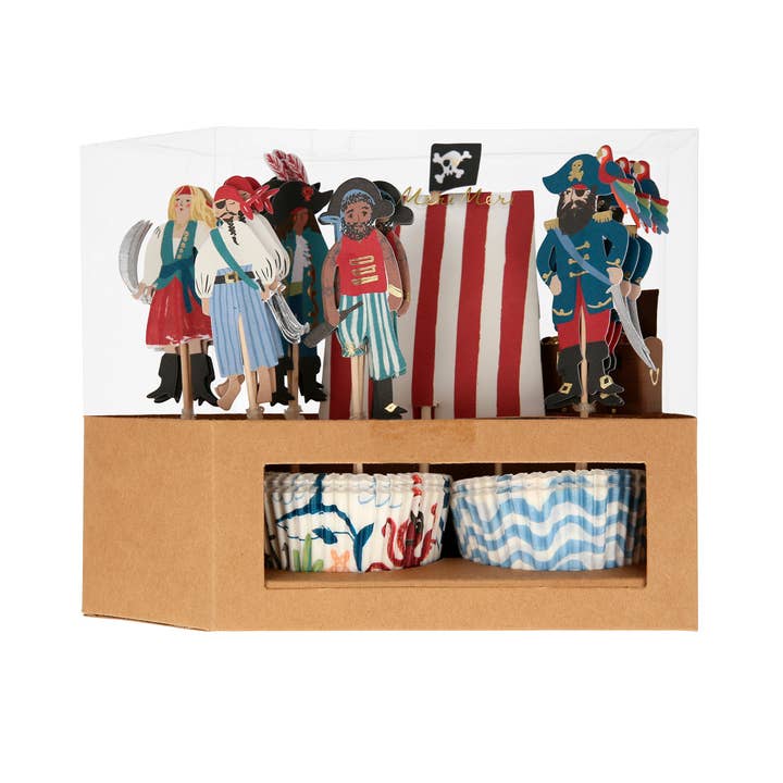 Pirate Ship Cupcake Kit for wholesale by Meri Meri