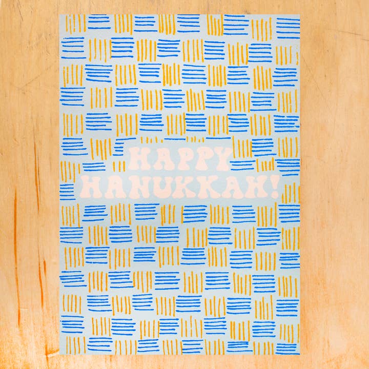 CARTE DE VOEUX HAPPY HANUKKAH pour la vente par Alphabet Studios