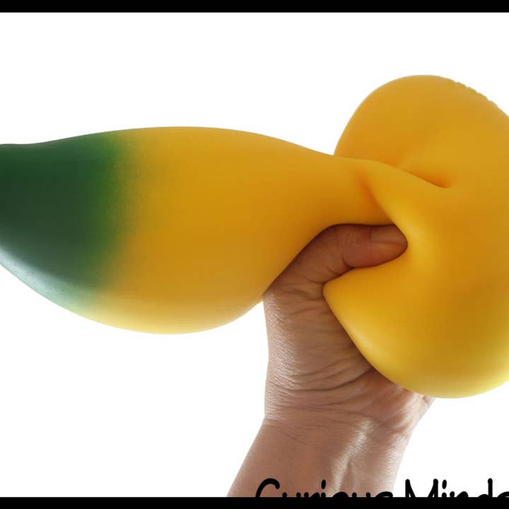 Curious Minds Toys - Vendita all'ingrosso Giocattolo squishy - Bambini e neonati - Jumbo Doh Banana Frutto Morbido Ripieno di Soffice Fluff da Stringere Squishy3