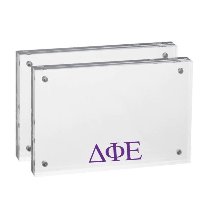 Sarahndipity Shop - Wholesale Picture Frame - Sorority Greek Letter Acrylic Magnetic Frames
