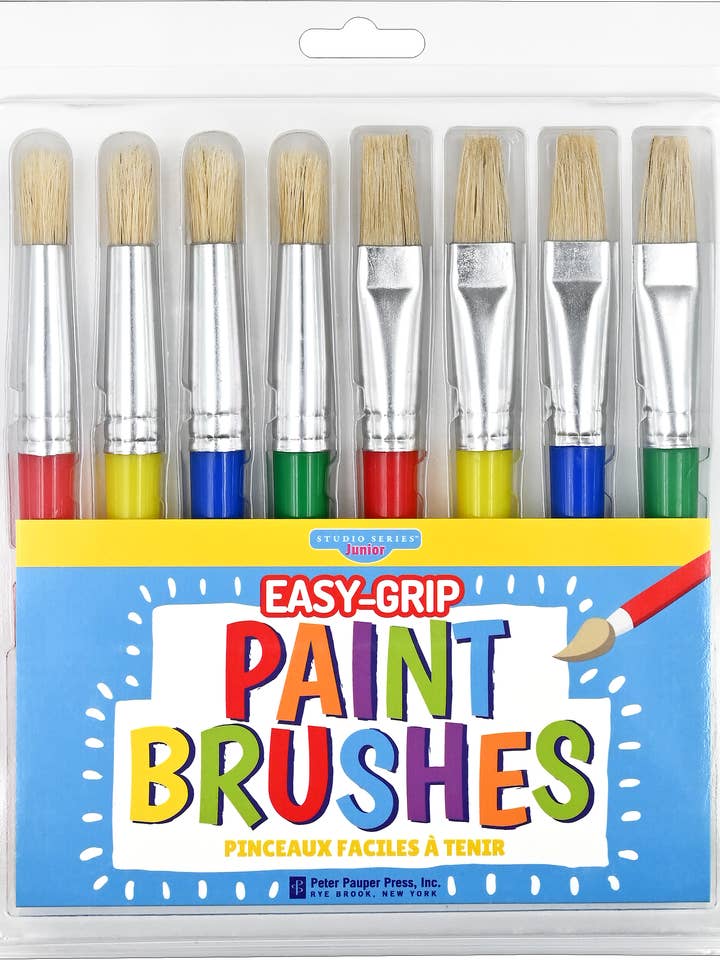 Easy-Grip Paint Brushes for wholesale by Peter Pauper Press