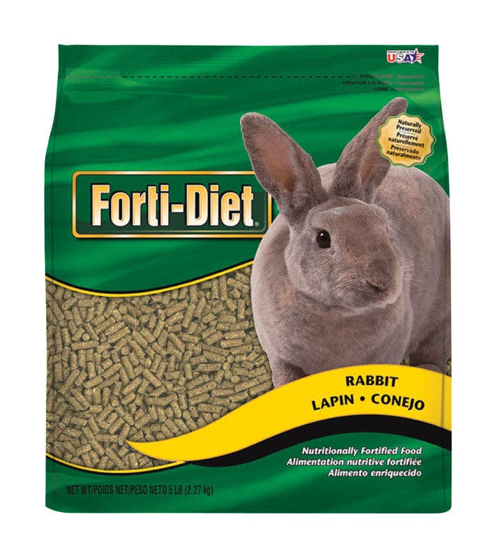 Everyday Supply Co - Wholesale Pet Food - Not Cat/Dog - KAYTEE - Kaytee Forti-Diet Natural Pellets Rabbit Food 5 lb