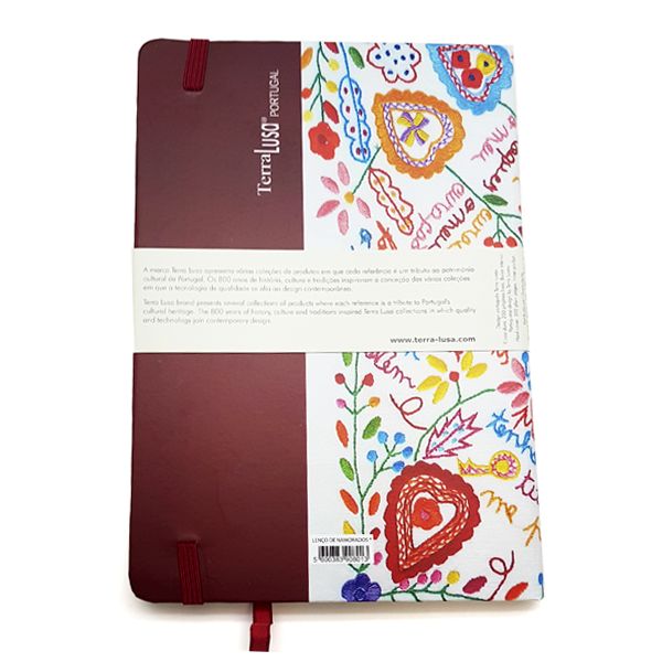 Terra Lusa - Wholesale Notebook - Valentine Scarf Notebook2