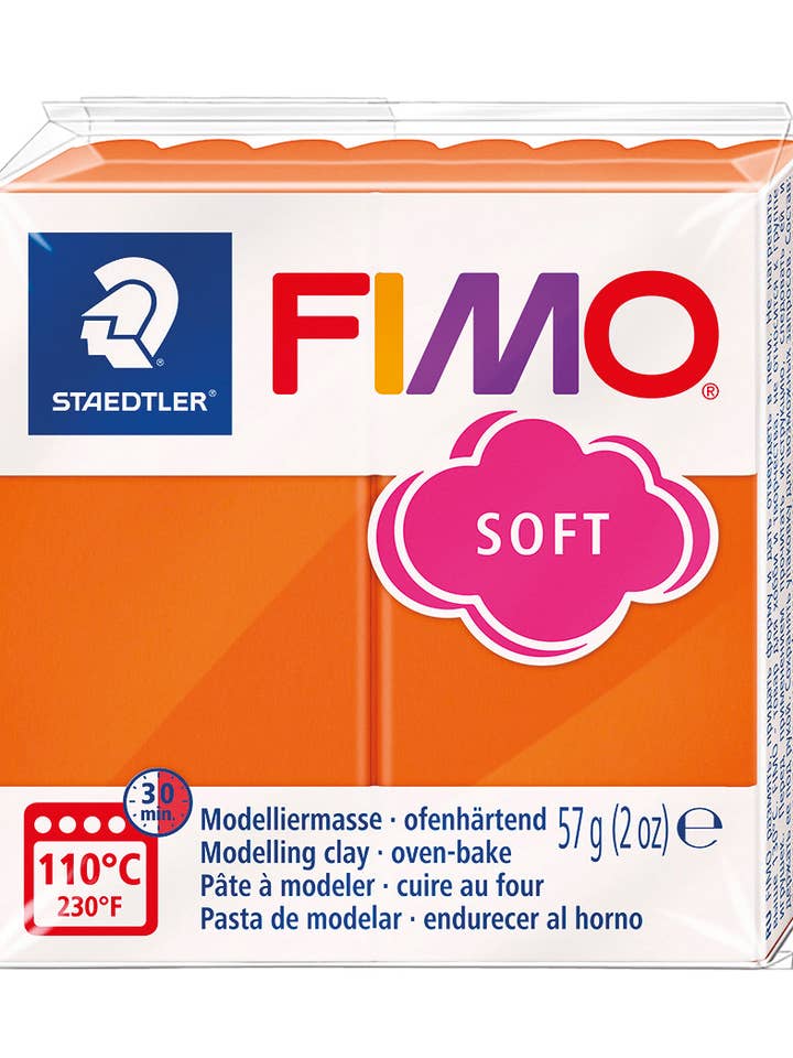 FIMO SOFT 57G COGNAC / 8020-76 pour la vente par Graine Créative