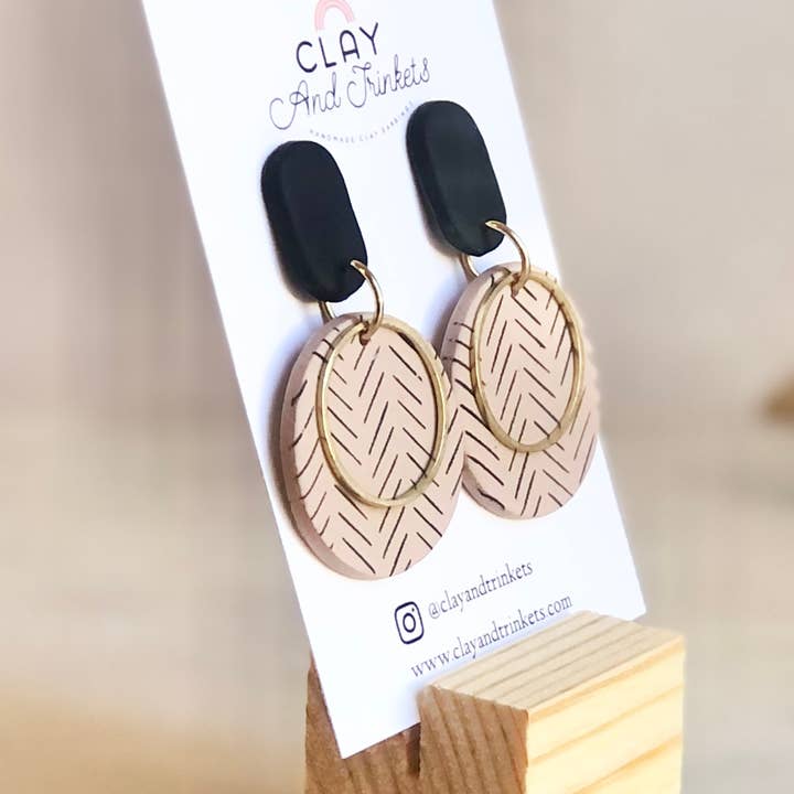 Clay and Trinkets - Wholesale Dangle Earrings - Disc Dangles1