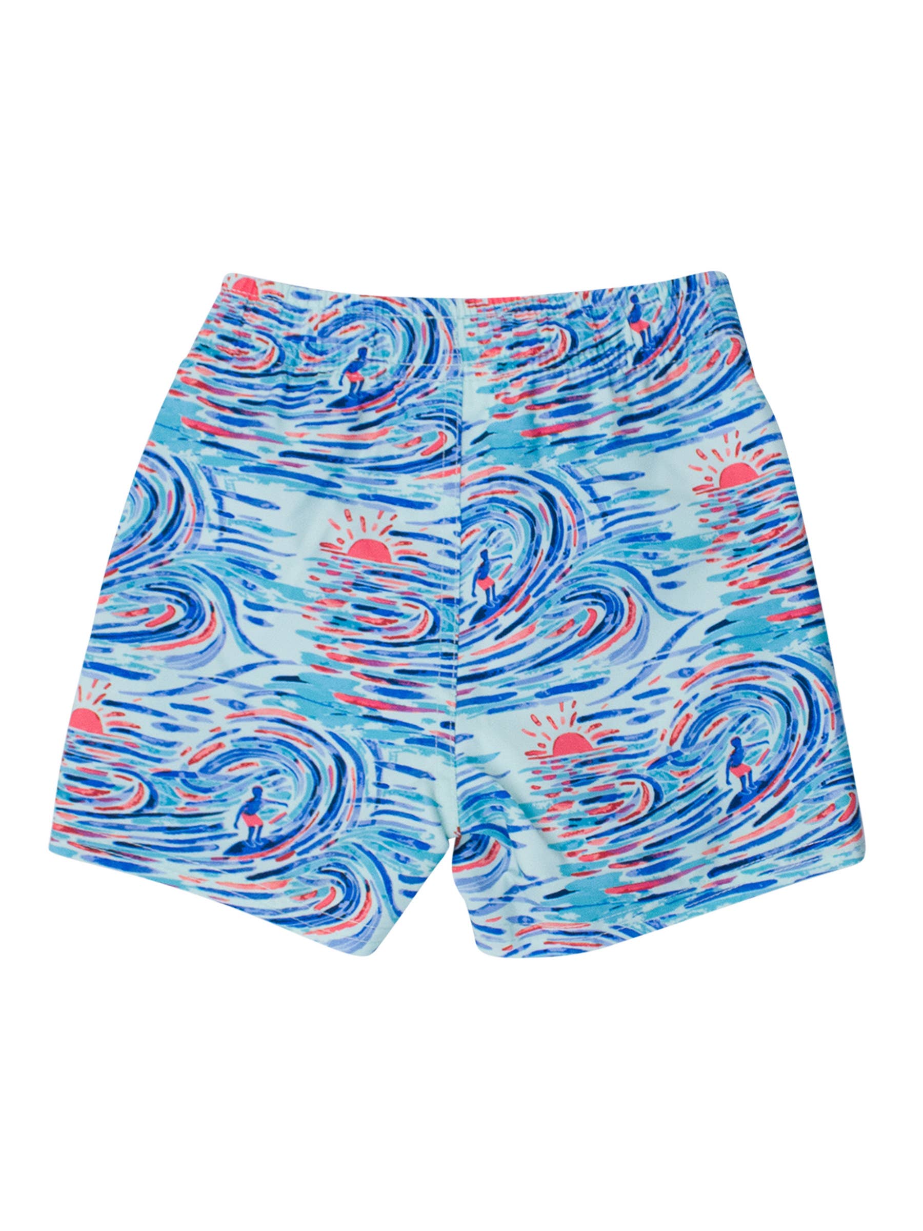 Blue Boys Seaside Surfer Swim Trunks for wholesale on Faire1