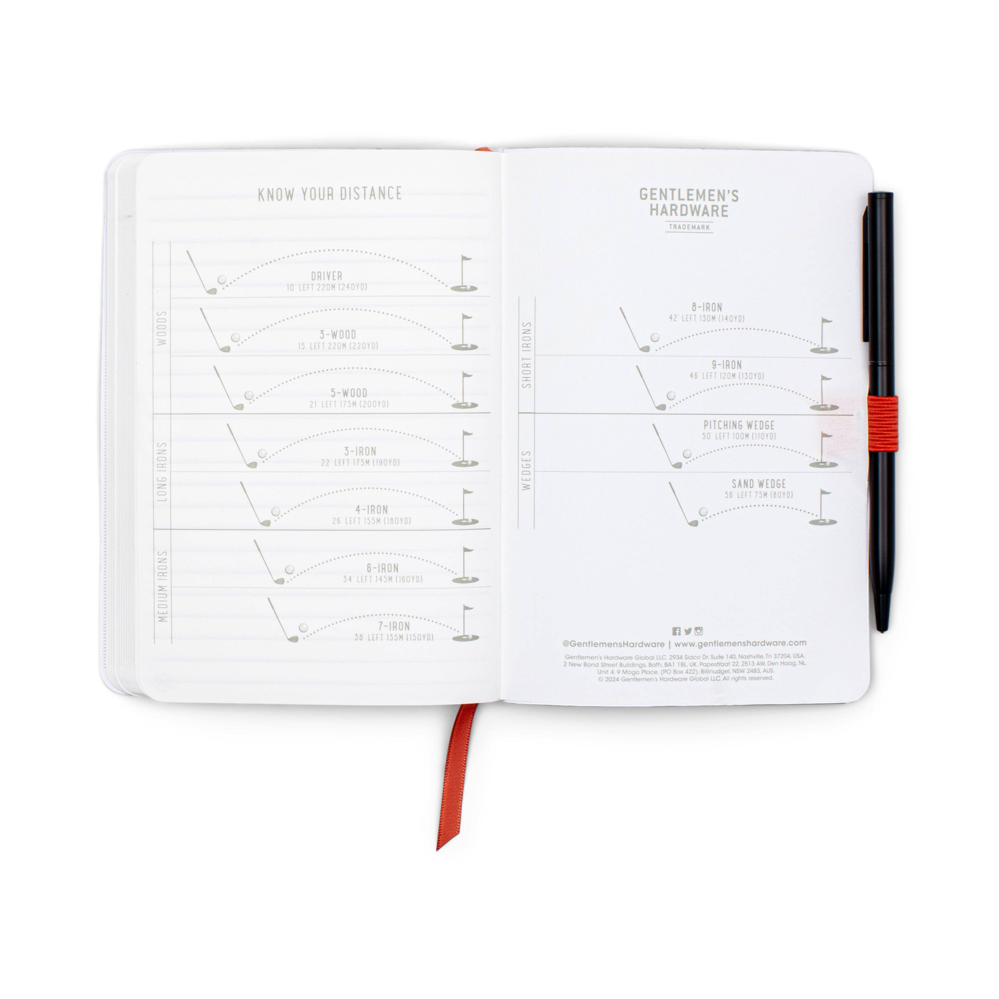 Designworks Collective – wholesale Notebook – Waterproof Golf Notebook5