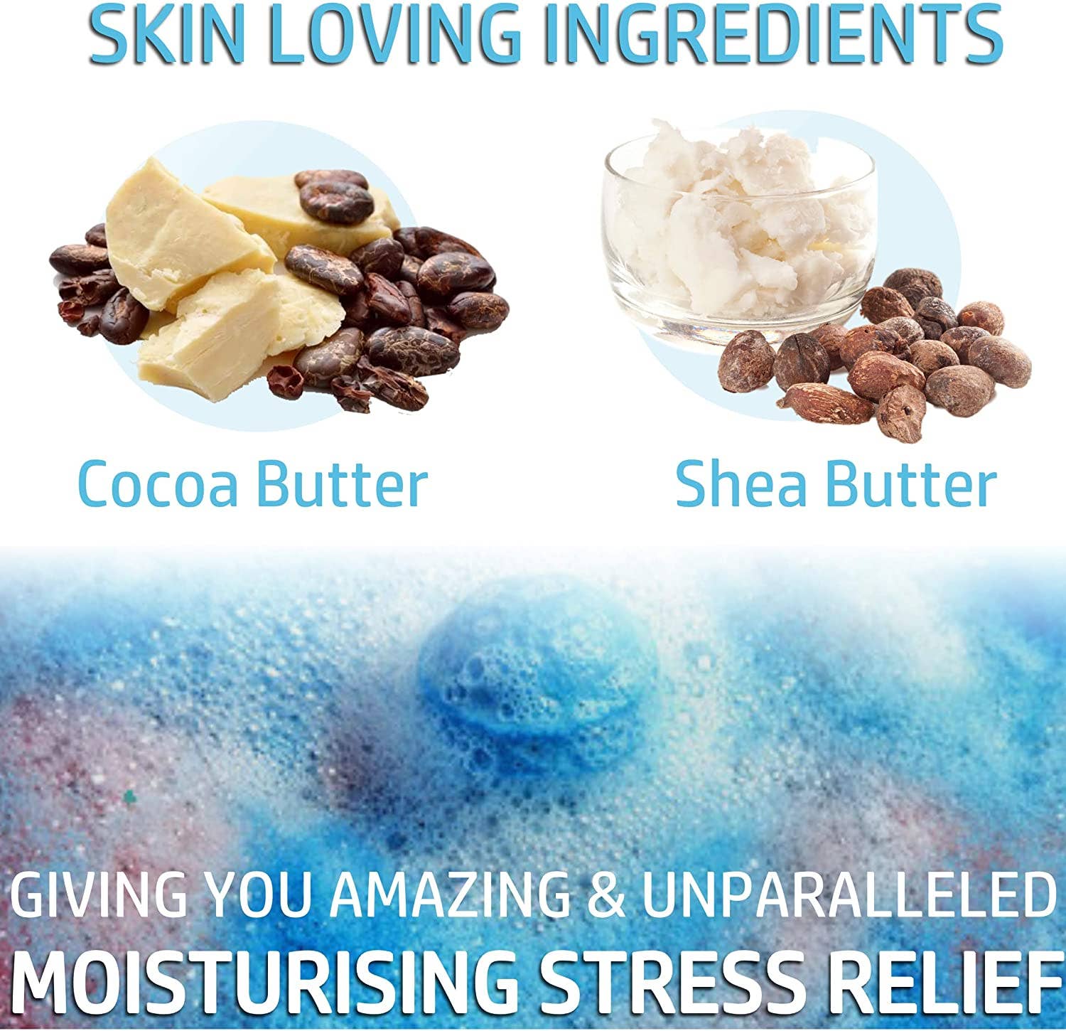 Pure Parker - Wholesale Bath Bomb/Fizz - Nurture Me 24 Bath Bombs, Natural with Shea & Cocoa Butter3