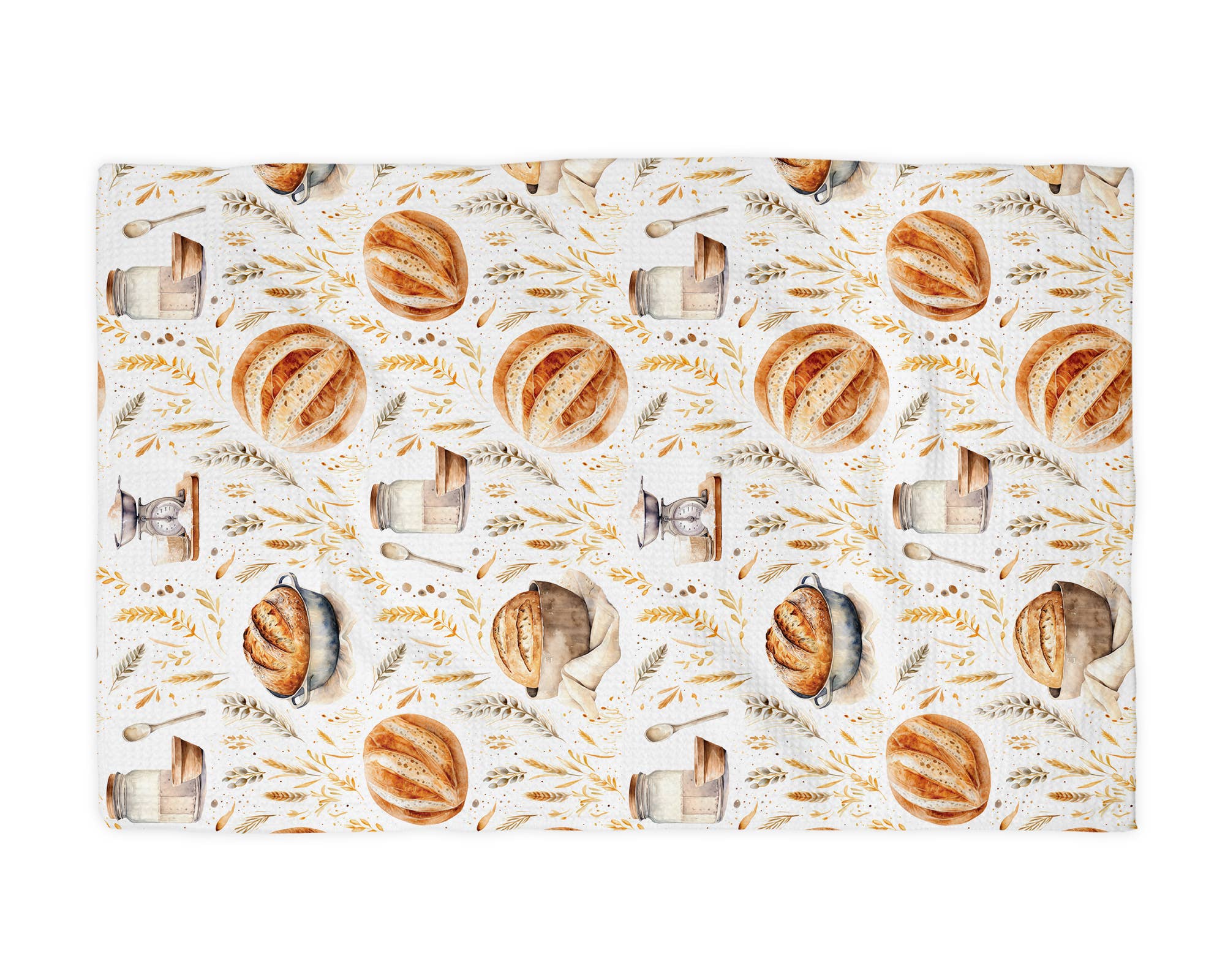 Canary Road - Wholesale Tea Towel - Sourdough Bread Baking Baker Homestead Kitchen Towel Waffle1