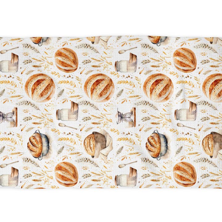 Canary Road - Wholesale Tea Towel - Sourdough Bread Baking Baker Homestead Kitchen Towel Waffle1
