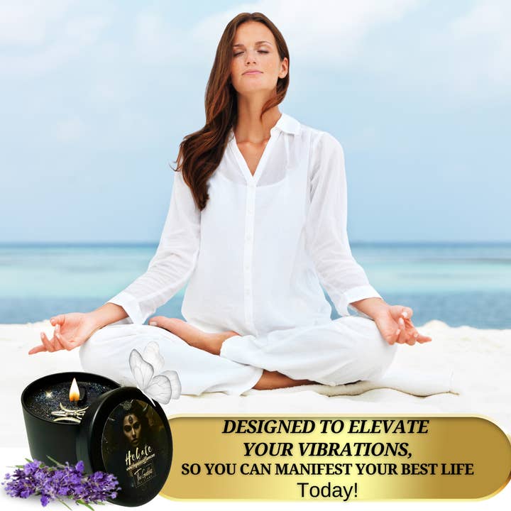 The Goddess of Flame - Wholesale Travel Candles - Hekate (Hecate) Conjuring Spell Candle6