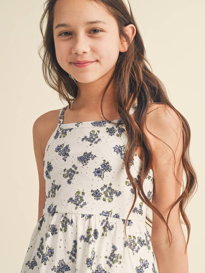 heart and arrow - Wholesale Dress - Kids - TWEEN KIDS GIRLS STRAPPY TIERED DRESS (7-12)