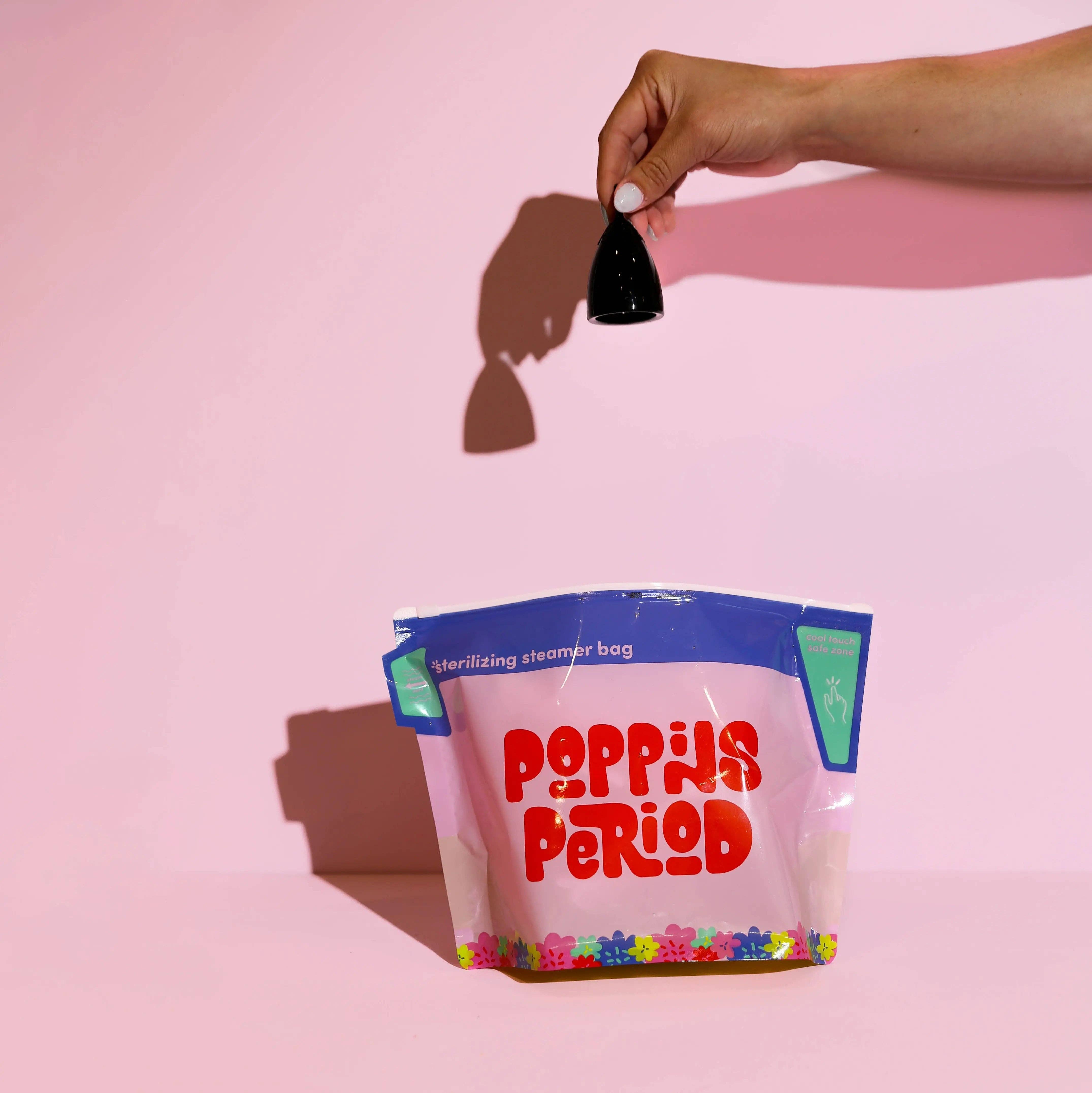 Poppins Period - Wholesale Menstrual Cup - Steamer Bag1