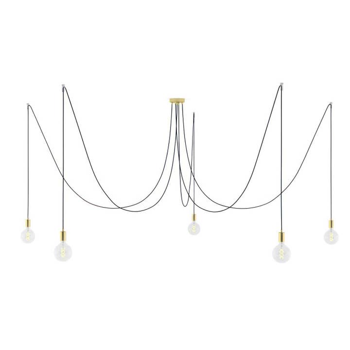 Spider - Suspension multiple à 5 chutes Made in Italy pour la vente par LIGHTINUP S.R.L.