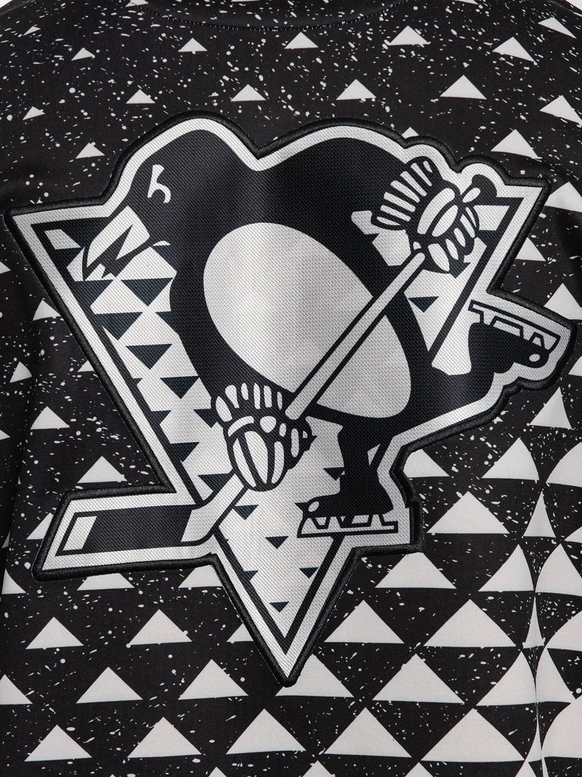 White Black Pittsburgh Penguins Bonded Fleece Quarter Zip for wholesale on Faire4