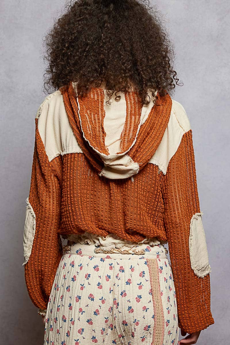 Pol Clothing - Vente Chemise à col boutonné – femme - Vente de chemise à capuche ouverte avec boutons et poches avant.62