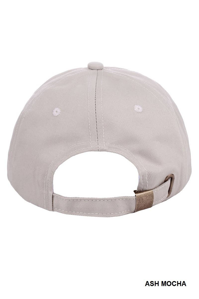 42POPS - Vendita all'ingrosso Cappellino da baseball - Donna - Cappellino in cotone ricamato "Caffè"3