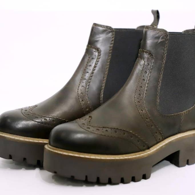 Only Partners - Wholesale Booties - Women's - Emma Brown Oxford Chelsea Leather Bootie2