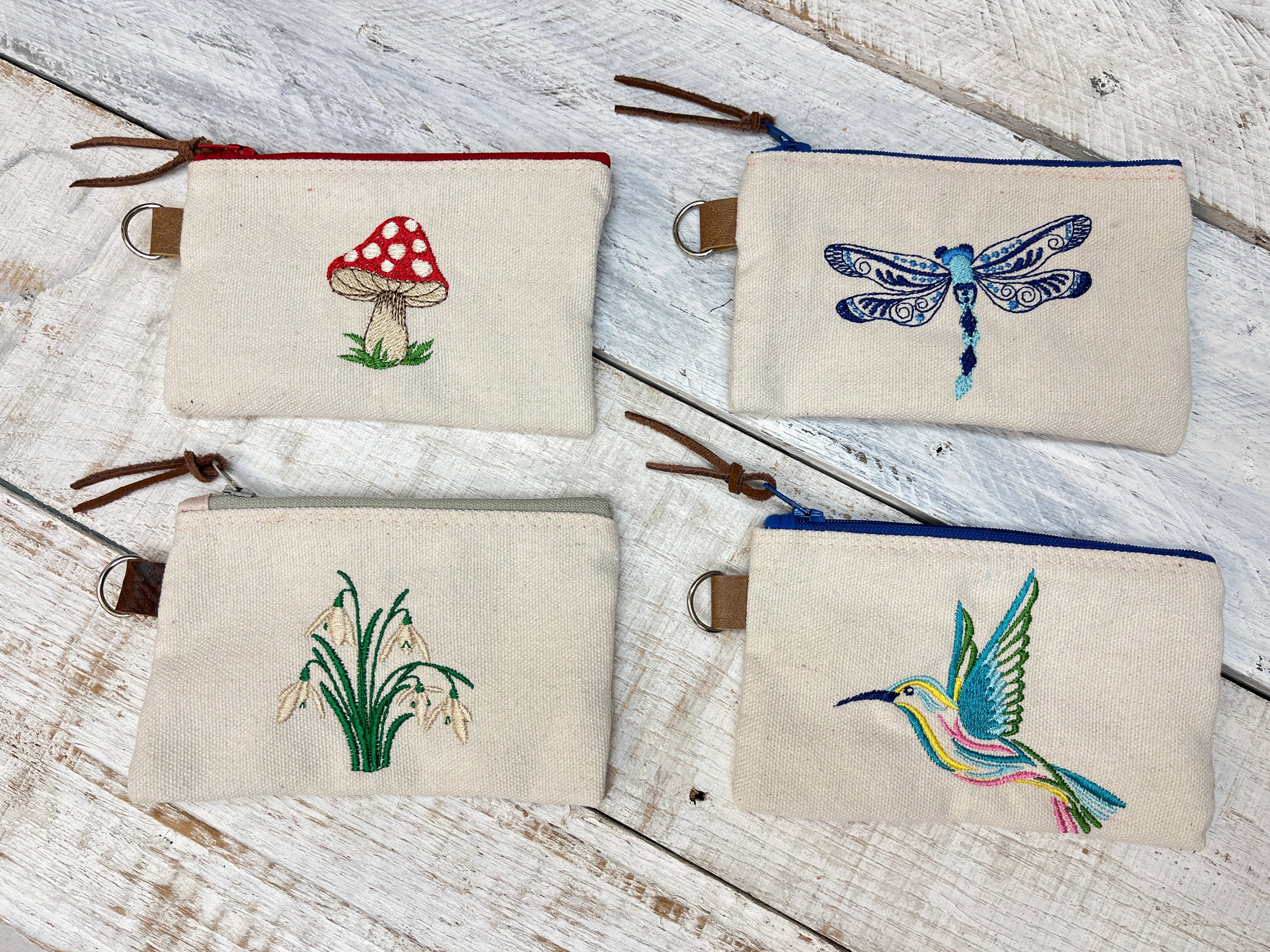 Oakpo Paper Co. - Wholesale Coin Purse - Women's - Coin Purse, Canvas Zipper Bag, Embroidery Coin Pouch3