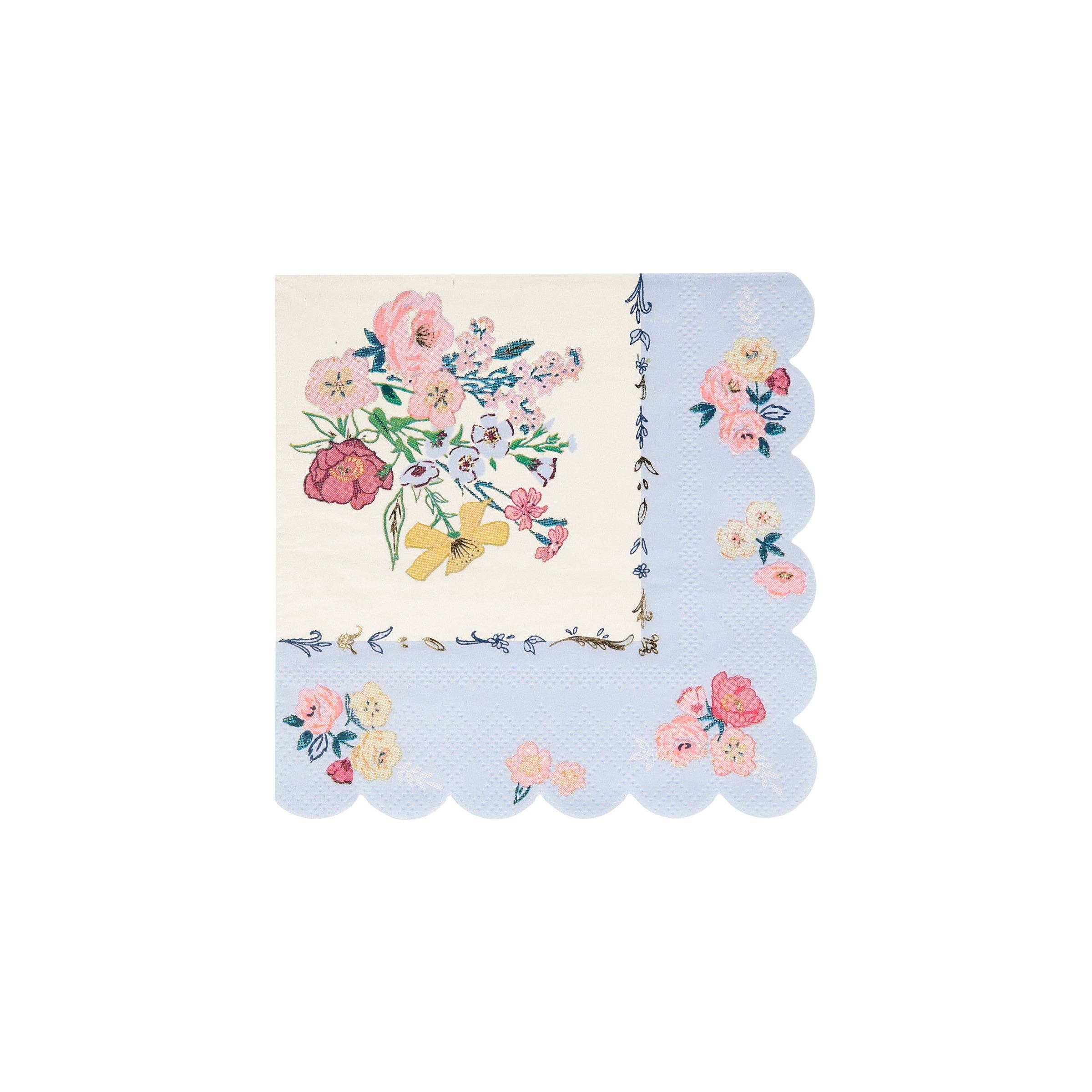 Meri Meri - Wholesale Disposable Napkin - English Garden Small Napkins4