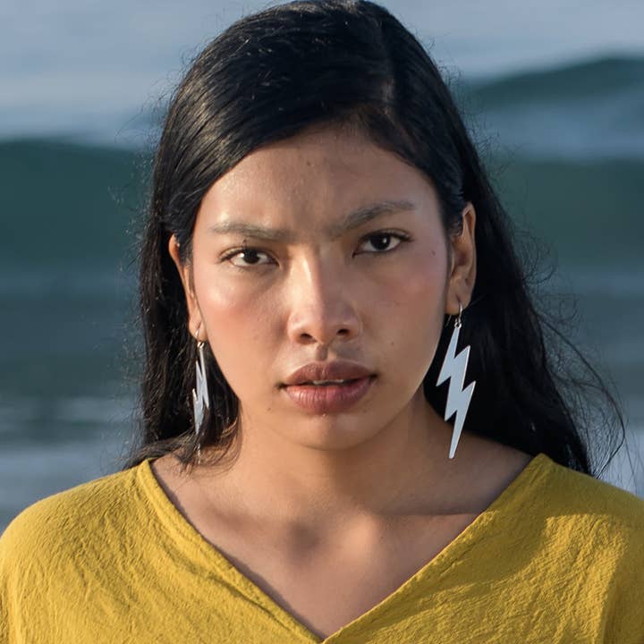 Sterling Silver Earrings Made in Taxco - Electric for wholesale by LUZ Collection