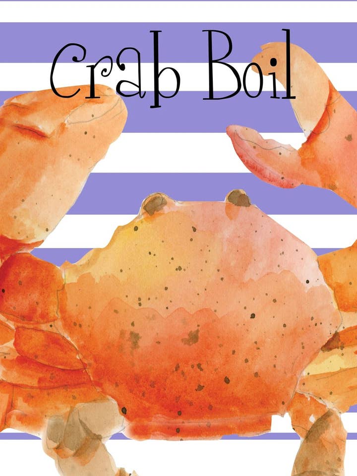 Paper Place Mats PM123 Crab Boil for wholesale by Stevie Streck Designs