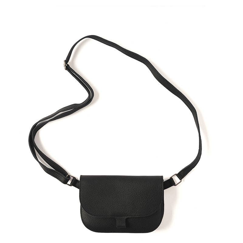 Keecie - Vente Sac à bandoulière – femme - Sac bandoulière Little Fox en cuir noir0