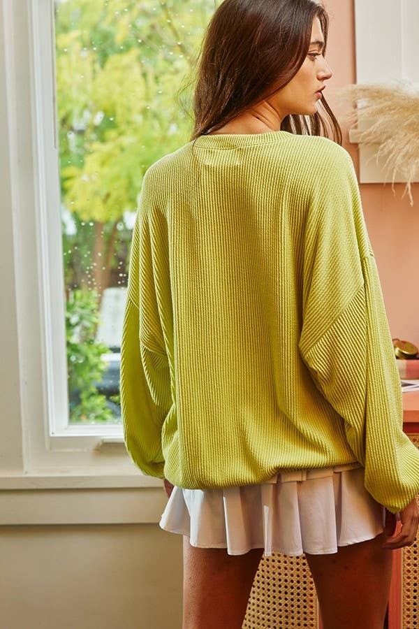 BUCKETLIST INC - Wholesale Graphic Sweatshirt - Women's - T1770I -'INDIANA' Comfy Oversize Graphic Sweatshirt, Gameday17