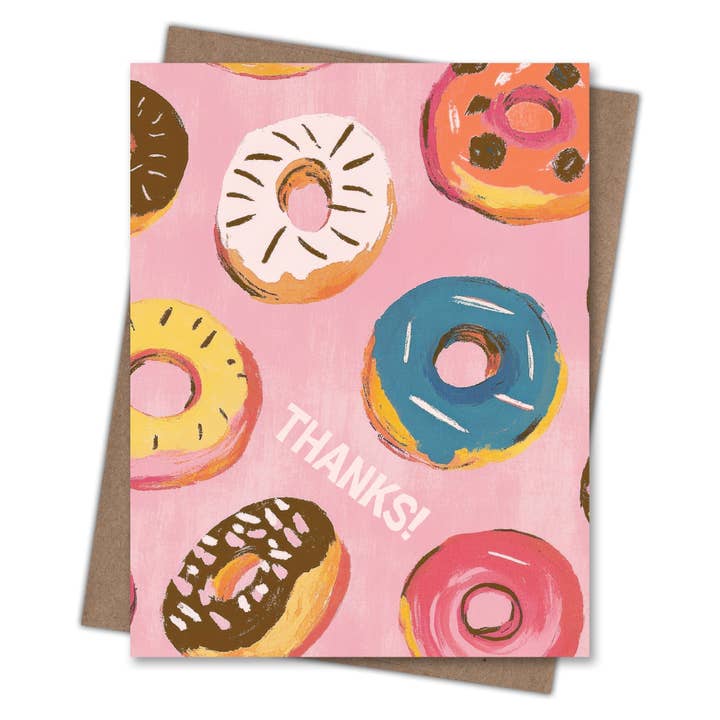 Scarecrow & Nut Tree – Großhandel Dankeskarten – Donut-Dankeskarte1