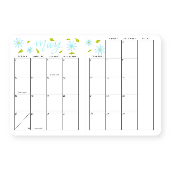Linda Tong Planners - Wholesale Planner - 2026 Monthly Planner Bows5