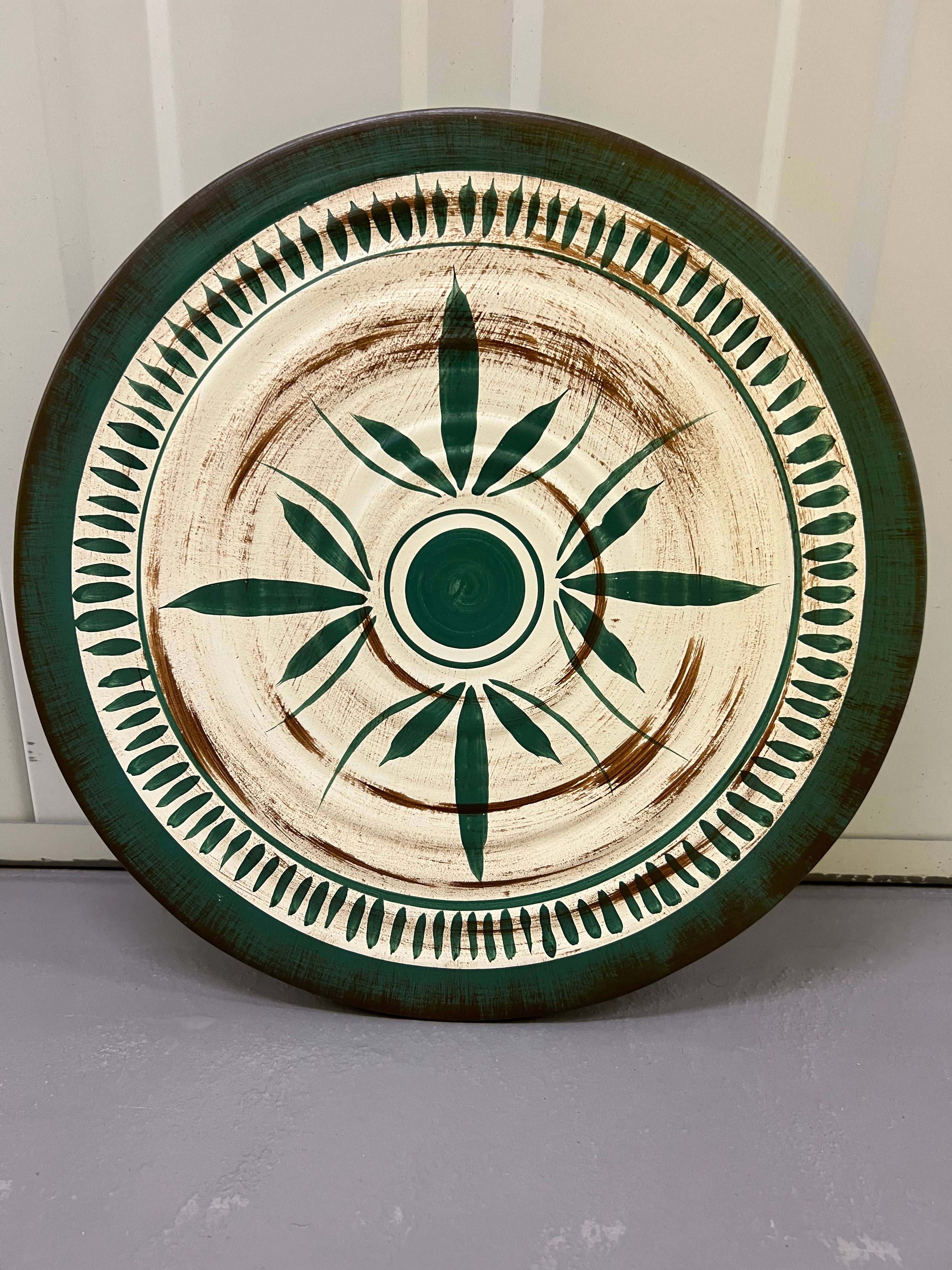 MOODONLINE – Arte de parede dimensional/3D por atacado – Decorativo, Cerâmica Artesanal, Placas de Parede Verdes, Penduramento de Parede12