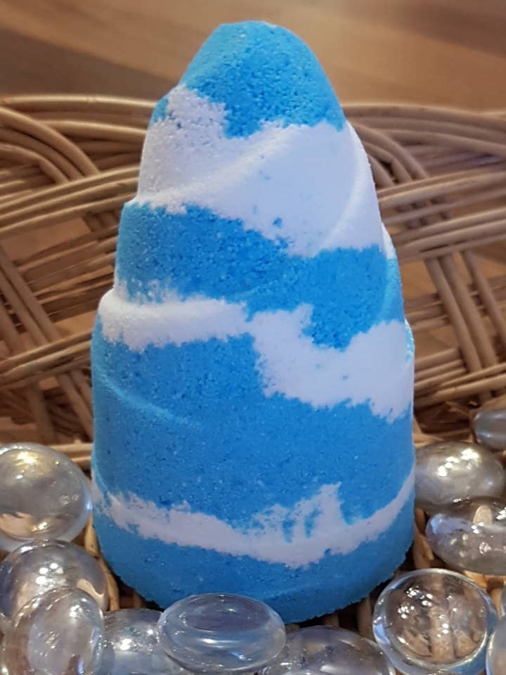 Respingo da bomba de banho azul por atacado de Enchanting Bath Bombs