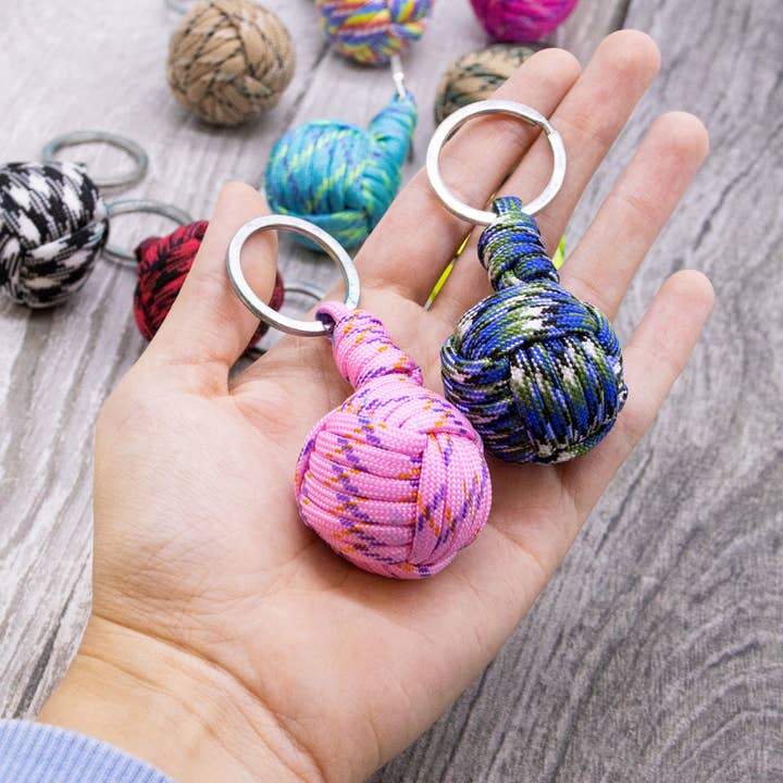 Natalia - Vente Porte-clés – unisexe - Porte-clés en paracorde - Lot de 121